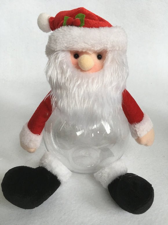 Christmas Santa Candy or Cookie Container