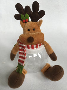 Christmas Reindeer Candy or Cookie Container