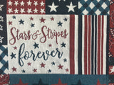 Patriotic Stars and Stripes Forever Placemat