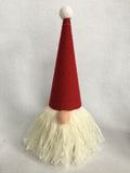 Christmas Large Santa Gnome Face with Red or Striped Hat