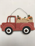 Harvest Truck Carrying Harvested Pumpkins Wall Hanging