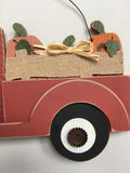 Harvest Truck Carrying Harvested Pumpkins Wall Hanging