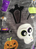 Halloween Boo Plush Blanket Throw