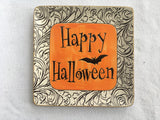 Halloween Happy Halloween Handcrafted Ceramic Plate