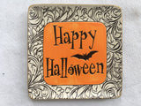 Halloween Happy Halloween Handcrafted Ceramic Plate