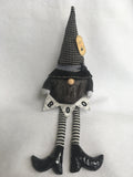 Halloween Gnome Holding Boo Banner