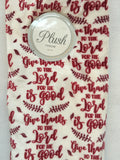 Harvest “Give Thanks To The Lord For He Is Good” Blanket Throw