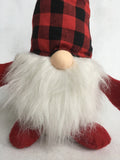 Christmas X-Large Red and Black Check Gnome