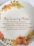 Harvest Blessing Ceramic The Giving Plate
