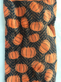 Halloween or Harvest Pumpkins Plush Blanket Throw