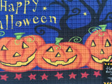 Halloween Pumpkins Rubber Mat