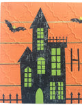 Halloween Haunted House Rubber Mat