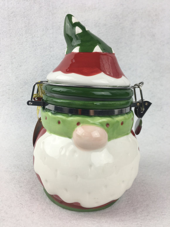 Christmas Gnome Hinged Jar