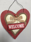 Valentine Heart Welcome Sign
