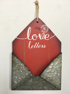 Valentine Holder for Love Letters Wall Hanging