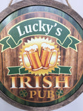 Saint Patrick’s Day Lucky’s Irish Pub Wall Hanging