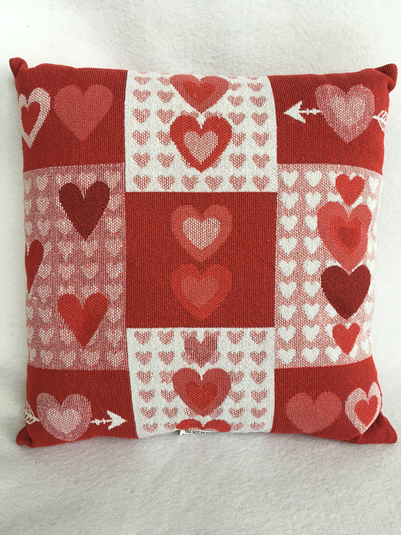 Valentine Multiple Hearts Pillow