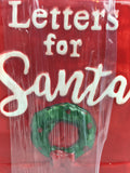 Christmas Letters for Santa Ceramic Cookie Jar