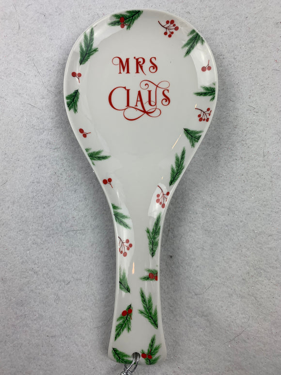 Christmas Mrs. Claus Spoon Rest