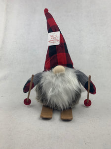 Christmas Medium Down Hill Gnome Skier