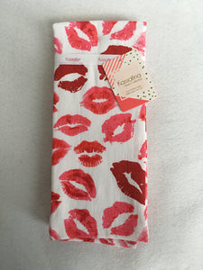 Valentine Kisses 100% Cotton Kitchen Towels