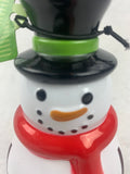 Christmas Snowman With Red Scarf Scented Hand Soap Dispenser