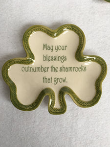 Saint Patrick’s Day Shamrock Small Dish or Spoon Rest