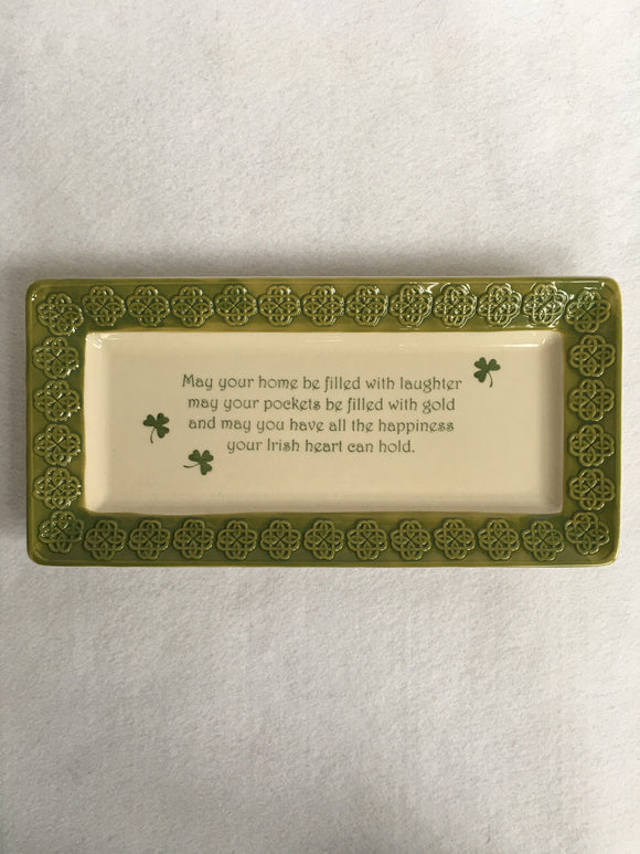 Saint Patrick’s Day May Your Home Be Filled With Laughter Medium Rectangular Platter