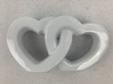 Valentine Medium Shiny Ceramic 2 Hearts in One Display
