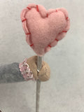 Valentine Gnome with Holding a Lollypop