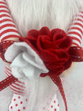 Valentine Plush Gnome Holding Heart or Flowers