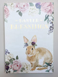 Easter Blessings With Bunny Sign
