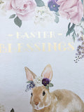 Easter Blessings With Bunny Sign