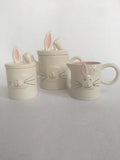 Easter Bunny Face and Ears Ceramic Tea Pot