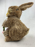 Easter Sisal Boy Bunny Holding Basket