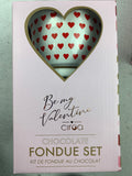 Valentine Chocolate Fondue Set