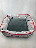 Valentine Dogs Pet Bed