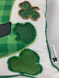 Saint Patrick’s Day Leprechaun Hat With Shamrocks Pillow