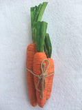 Easter Three Carrots Tied Together Display