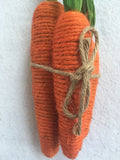 Easter Three Carrots Tied Together Display