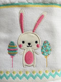 Easter Bunny With Eggs 100% Cotton Hand Towels
