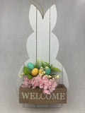 Easter Stand Up Wooden Bunny Greeter