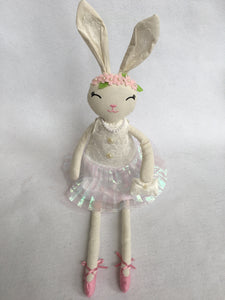 Easter Plush Girl Bunny Wearing Easter Outfit