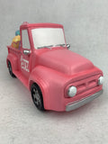 Easter Large Pink or Green Truck Carrying Eggs Display