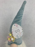 Easter Medium Plush Gnome With Decorated Hat