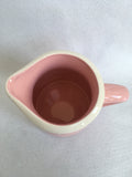 Easter Pink Bunny With Polka Dots Large Ceramic Pitcher