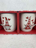 Valentine Boy and Girl Gnome Mug Set