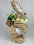 Easter Large Bunny Carrying Backpack with Flowers