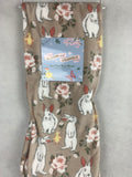 Easter White Bunnies and Ducks Blanket Throw