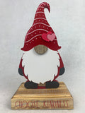 Valentine Gnome Block Sitter by Rae Dunn